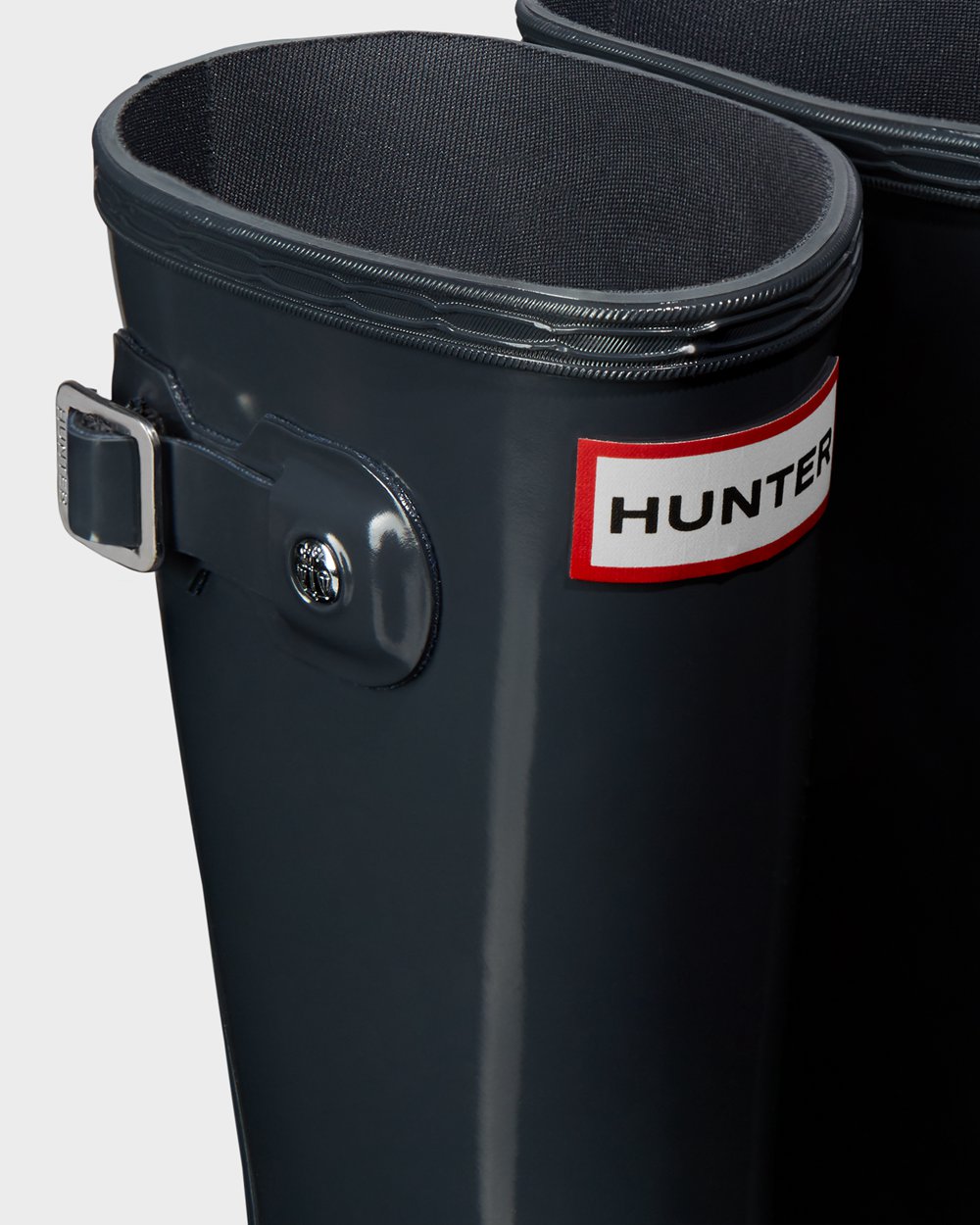 Hunter Niños Original Big Gloss - Botas de Lluvia Gris - 648-IMQSRA